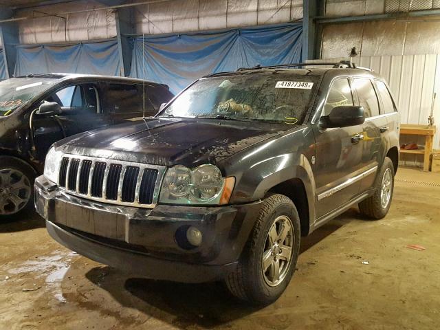 1J4HR58275C504329 - 2005 JEEP GRAND CHER BLACK photo 2