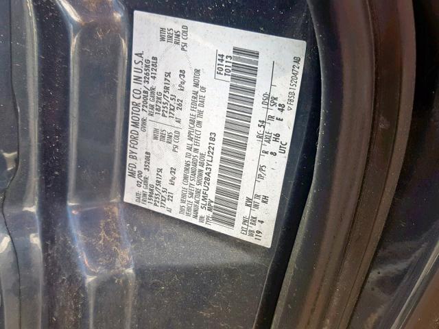 5LMFU28A3YLJ22183 - 2000 LINCOLN NAVIGATOR 蓝色 照片 10