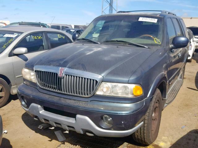5LMFU28A3YLJ22183 - 2000 LINCOLN NAVIGATOR 蓝色 照片 2