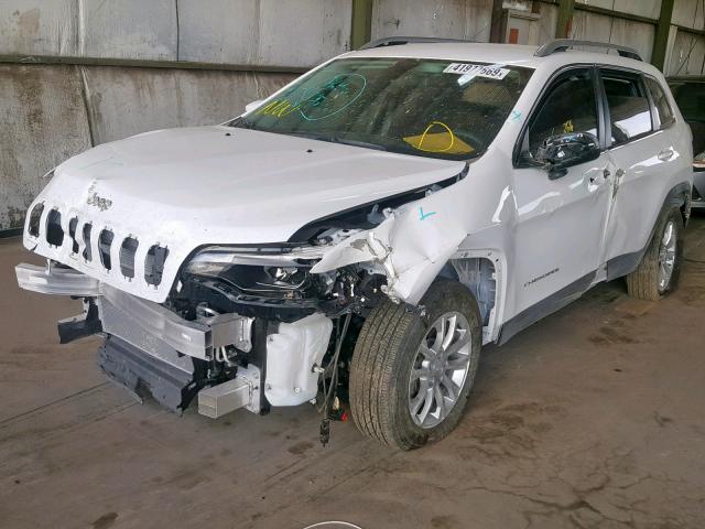 1C4PJLCBXKD232689 - 2019 JEEP CHEROKEE L WHITE photo 2