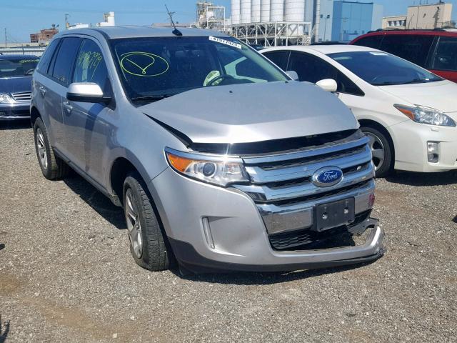 2FMDK3JC3EBA94740 - 2014 FORD EDGE SEL SILVER photo 1