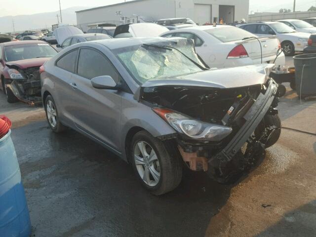 KMHDH6AE5DU003235 - 2013 HYUNDAI ELANTRA CO SILVER photo 1