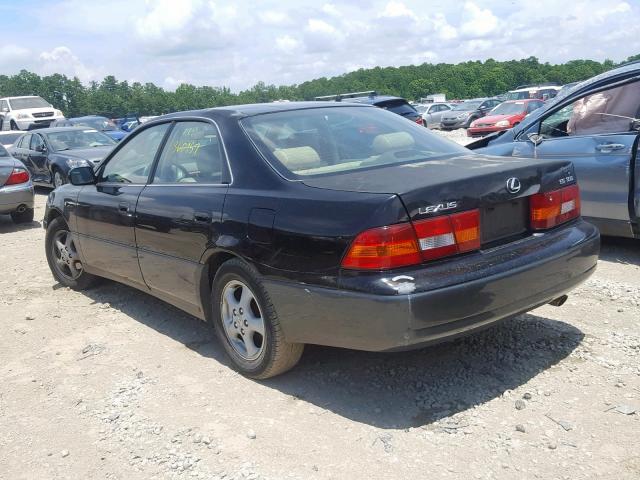 JT8BF22GXV0039343 - 1997 LEXUS ES 300 BLACK photo 3