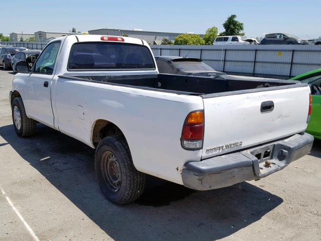 5TBJN32193S346460 - 2003 TOYOTA TUNDRA WHITE photo 3