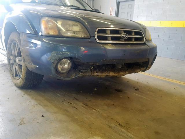 4S4BT63C865103425 - 2006 SUBARU BAJA TURBO BLUE photo 9