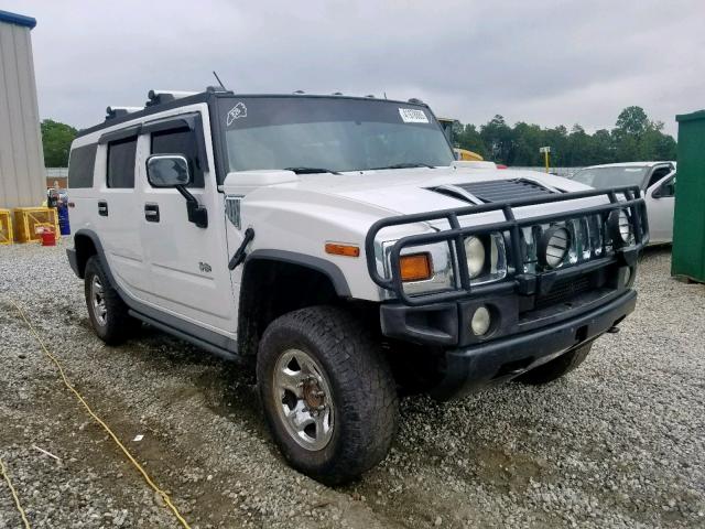 5GRGN23U73H102362 - 2003 HUMMER H2 WHITE photo 1