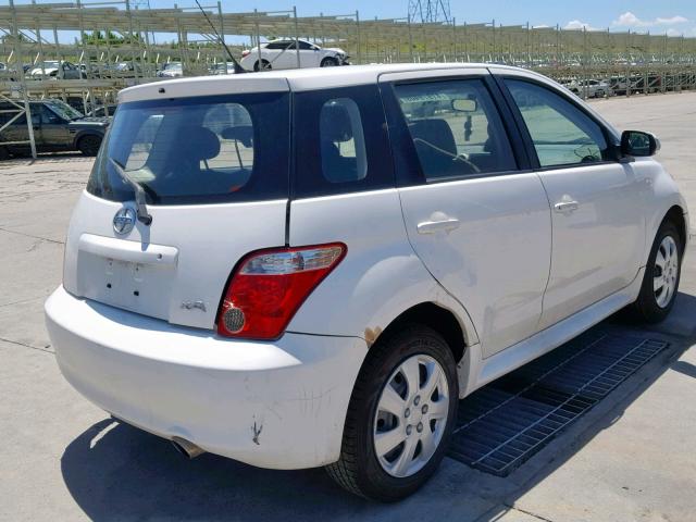 JTKKT624865020519 - 2006 TOYOTA SCION XA WHITE photo 4