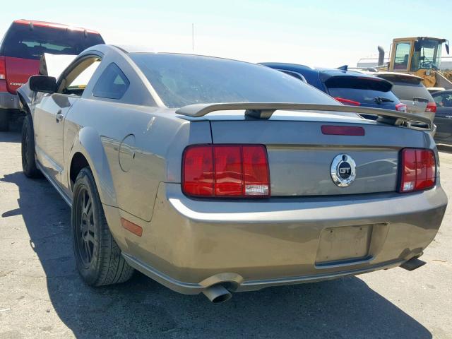 1ZVHT82H955181294 - 2005 FORD MUSTANG GT CHARCOAL photo 3