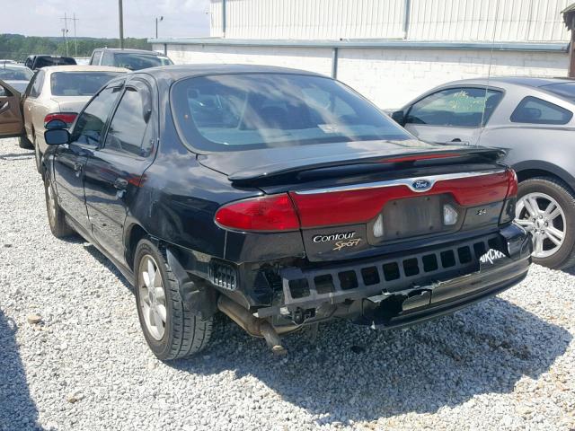 1FAFP66L7XK201649 - 1999 FORD CONTOUR SE BLUE photo 3