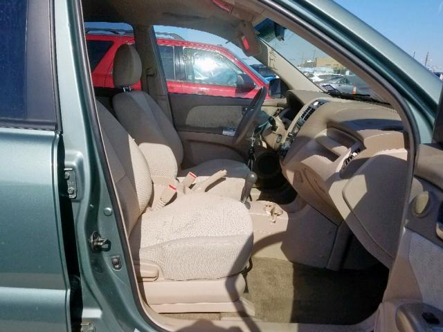 KNDJF723577407431 - 2007 KIA SPORTAGE E TURQUOISE photo 5