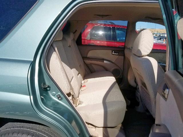 KNDJF723577407431 - 2007 KIA SPORTAGE E TURQUOISE photo 6