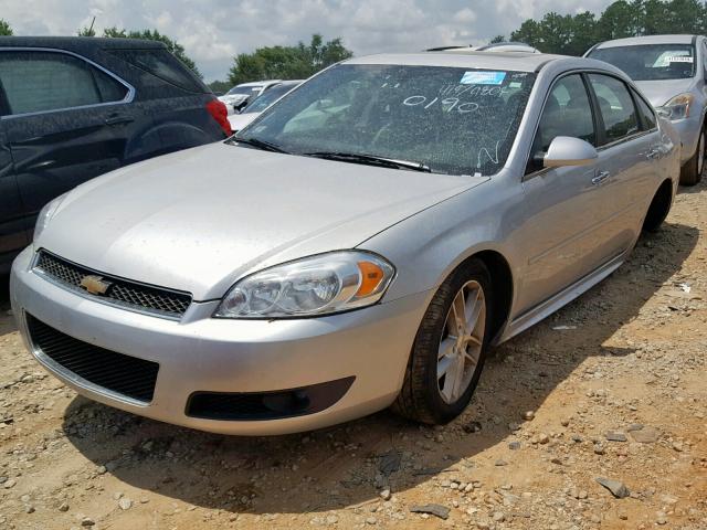 2G1WC5E32F1170190 - 2015 CHEVROLET IMPALA LIM SILVER photo 2