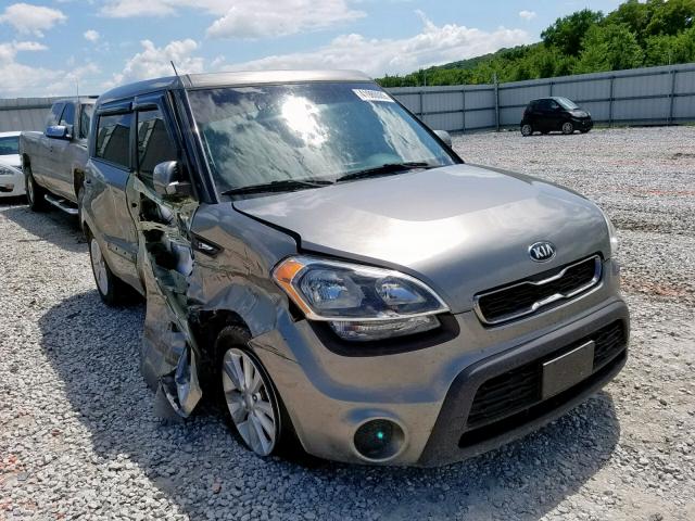 KNDJT2A59D7620053 - 2013 KIA SOUL GRAY photo 1