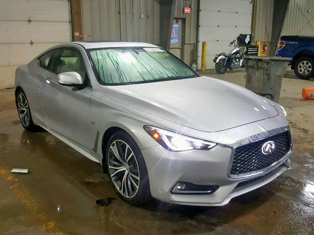 JN1EV7EL0HM551961 - 2017 INFINITI Q60 PREMIU SILVER photo 1