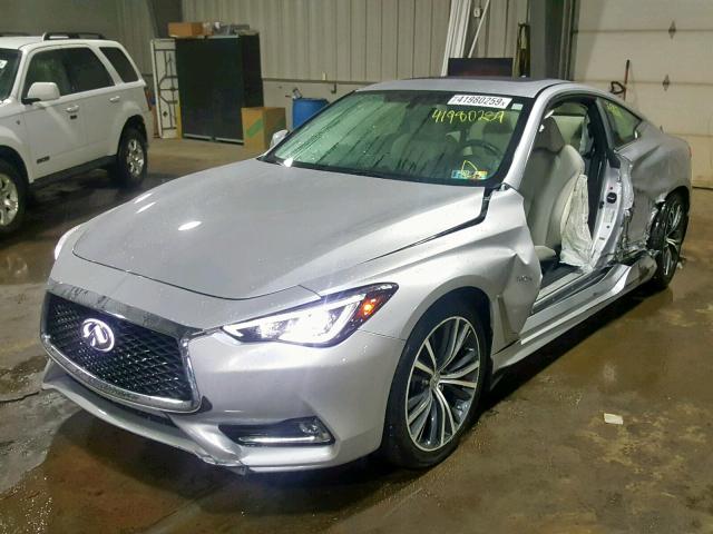 JN1EV7EL0HM551961 - 2017 INFINITI Q60 PREMIU SILVER photo 2