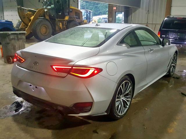 JN1EV7EL0HM551961 - 2017 INFINITI Q60 PREMIU SILVER photo 4