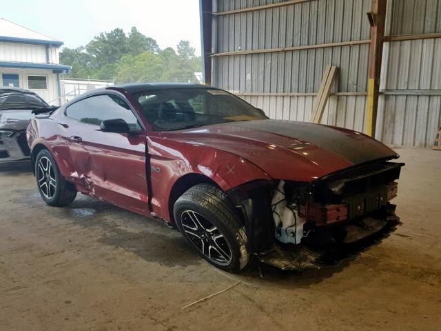 1FA6P8CF4J5106935 - 2018 FORD MUSTANG GT RED photo 1