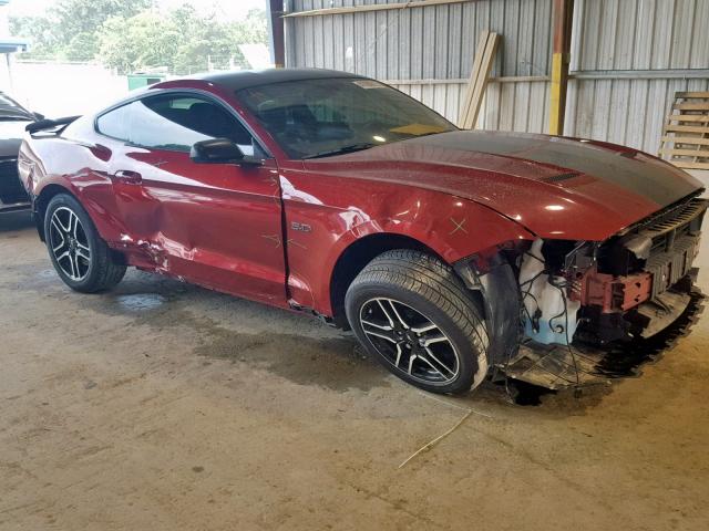 1FA6P8CF4J5106935 - 2018 FORD MUSTANG GT RED photo 9