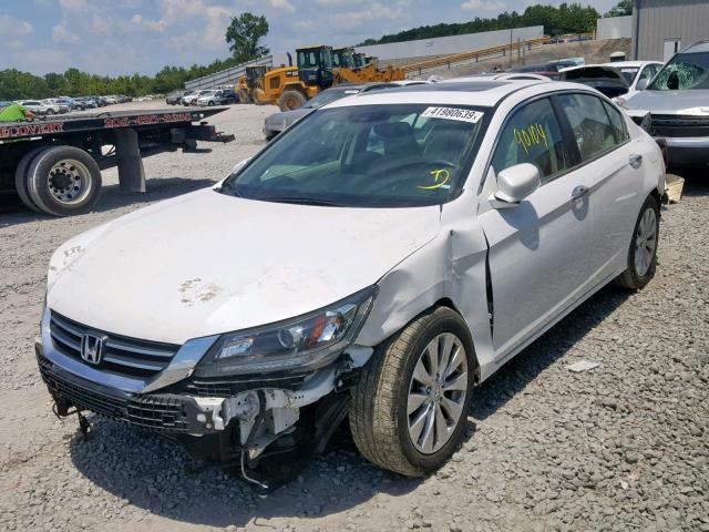 1HGCR2F82EA213031 - 2014 HONDA ACCORD EXL WHITE photo 2