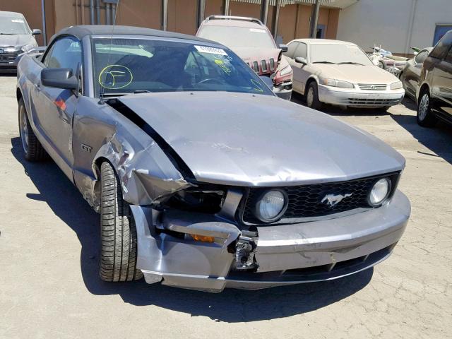 1ZVHT85H965193653 - 2006 FORD MUSTANG GT GRAY photo 1