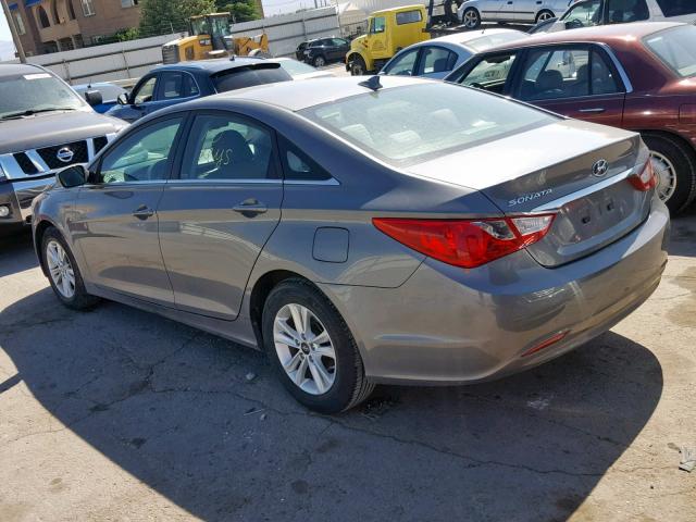 5NPEB4AC6DH767151 - 2013 HYUNDAI SONATA GLS GRAY photo 3