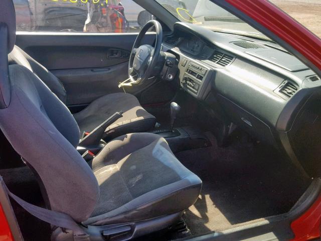 2HGEJ2223SH545526 - 1995 HONDA CIVIC DX RED photo 5