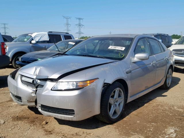 19UUA66286A046089 - 2006 ACURA 3.2TL SILVER photo 2