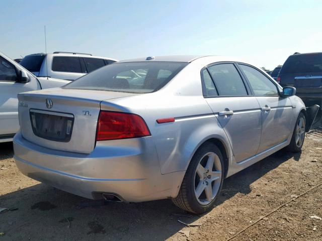 19UUA66286A046089 - 2006 ACURA 3.2TL SILVER photo 4