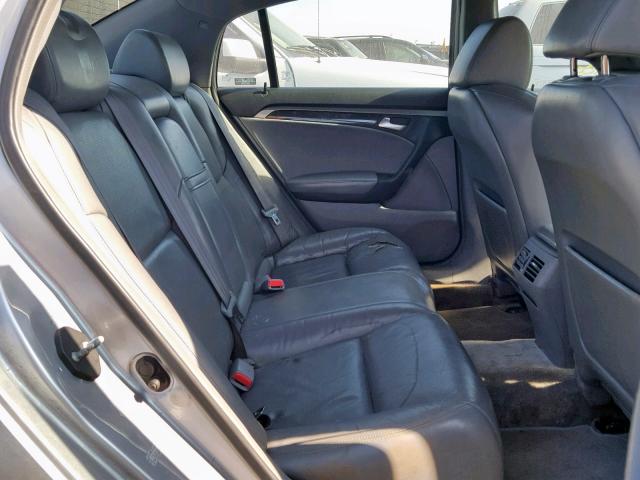 19UUA66286A046089 - 2006 ACURA 3.2TL SILVER photo 6