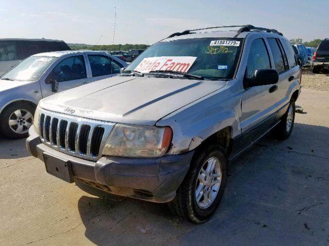 1J4GX48S43C583595 - 2003 JEEP GRAND CHER SILVER photo 2