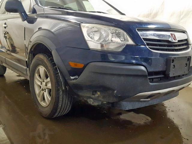 3GSCL33P48S643765 - 2008 SATURN VUE XE BLUE photo 9