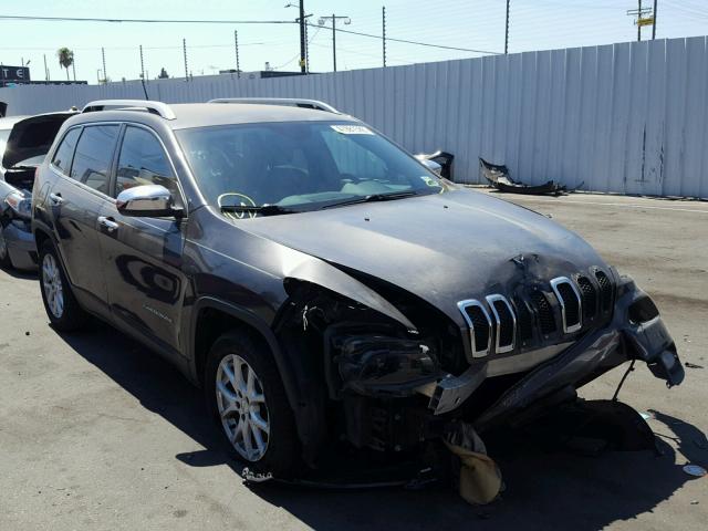 1C4PJLCB8EW148895 - 2014 JEEP CHEROKEE L GRAY photo 1