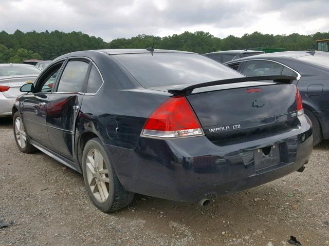 2G1WC5E38D1188495 - 2013 CHEVROLET IMPALA LTZ BLACK photo 3