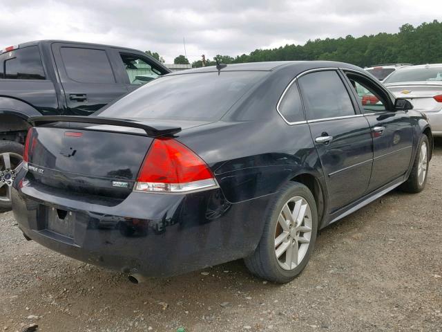 2G1WC5E38D1188495 - 2013 CHEVROLET IMPALA LTZ BLACK photo 4