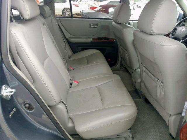 JTEEP21A160168318 - 2006 TOYOTA HIGHLANDER BLUE photo 6