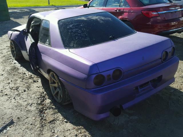 HCR32090312 - 1991 NISSAN SKYLINE PURPLE photo 3