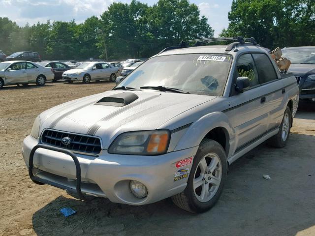 4S4BT62C157103383 - 2005 SUBARU BAJA SPORT SILVER photo 2