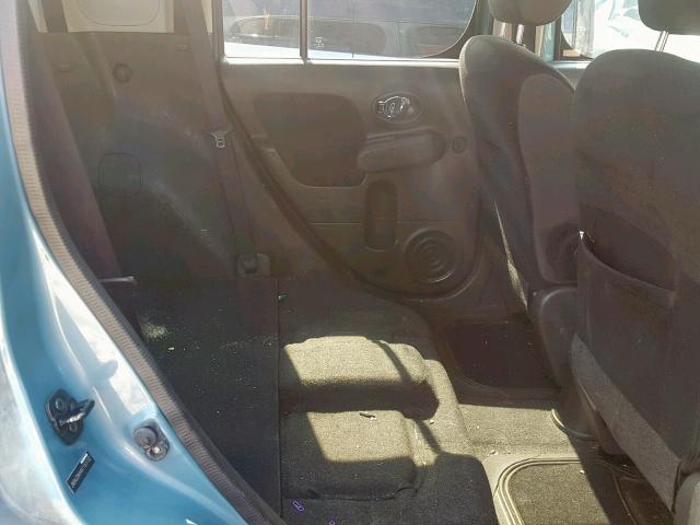 JN8AZ2KR4AT153132 - 2010 NISSAN CUBE BASE BLUE photo 6