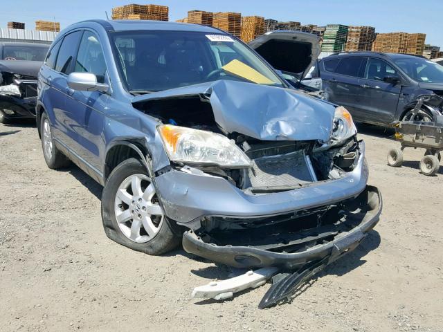 JHLRE38757C057401 - 2007 HONDA CR-V EXL BLUE photo 1