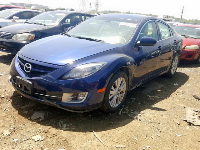 1YVHP82A395M30246 - 2009 MAZDA 6 I BLUE photo 2