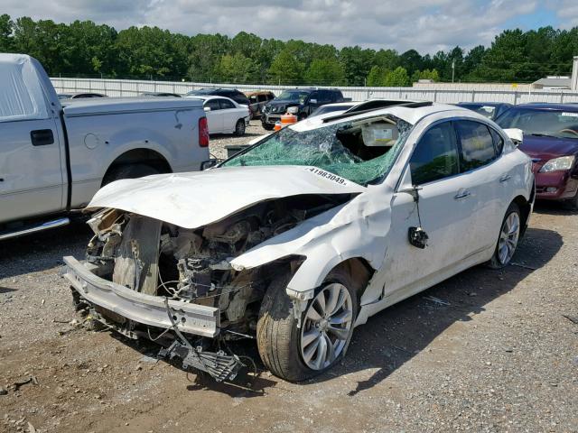 JN1AY1AR9CM580221 - 2012 INFINITI M56 X WHITE photo 2