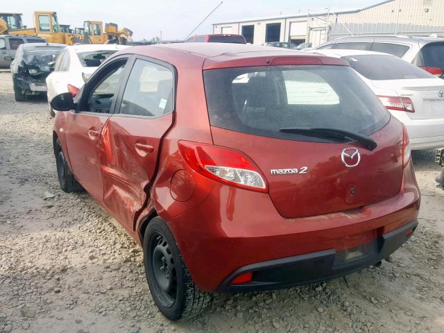 JM1DE1KZ8E0173437 - 2014 MAZDA MAZDA2 SPO RED photo 3