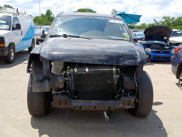 1N6BA0ED7BN305323 - 2011 NISSAN TITAN S BLACK photo 9