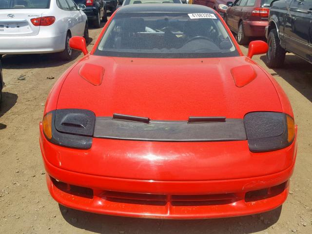 JB3XE74CXNY063033 - 1992 DODGE STEALTH R/ ORANGE photo 9