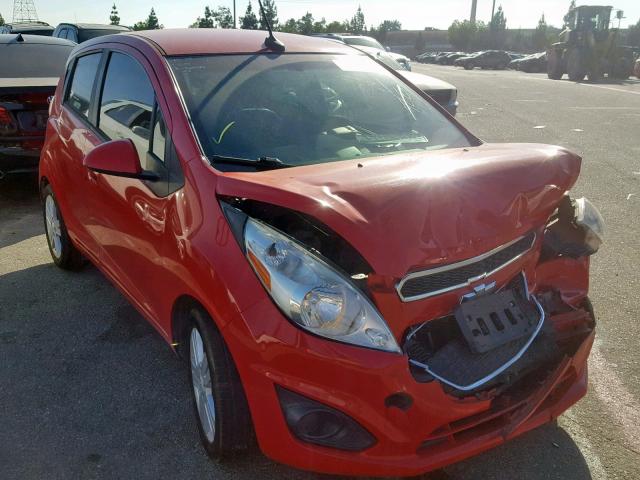 KL8CD6S9XEC559635 - 2014 CHEVROLET SPARK 1LT RED photo 1