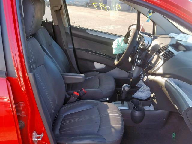 KL8CD6S9XEC559635 - 2014 CHEVROLET SPARK 1LT RED photo 5