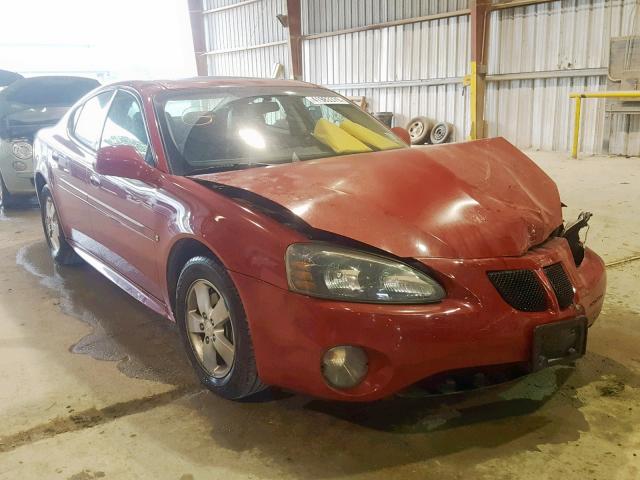 2G2WP552181123291 - 2008 PONTIAC GRAND PRIX RED photo 1