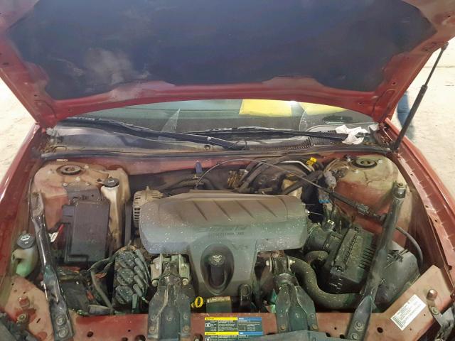 2G2WP552181123291 - 2008 PONTIAC GRAND PRIX RED photo 7