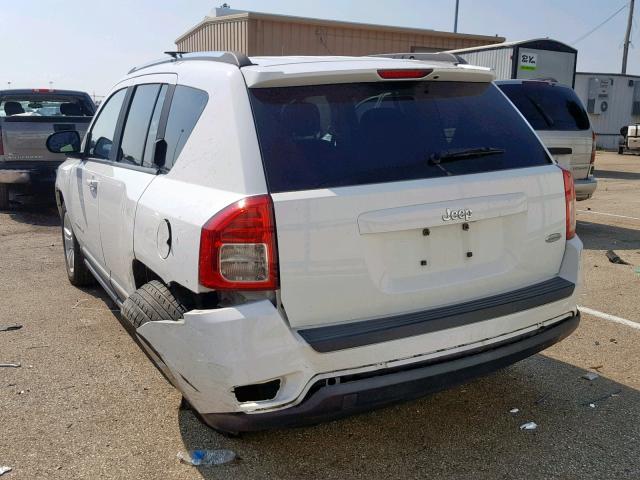 1J4NT1FAXBD178670 - 2011 JEEP COMPASS SP WHITE photo 3