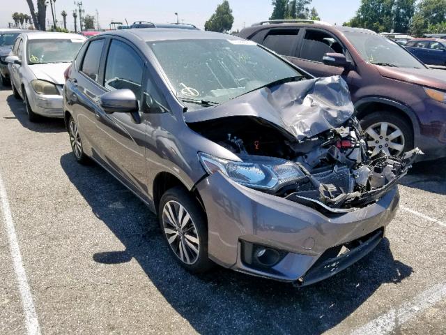 JHMGK5H77GX040129 - 2016 HONDA FIT EX GRAY photo 1